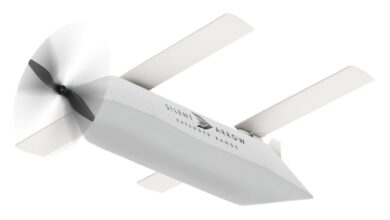 Conceptual image of the AFWERX funded Silent Arrow CLS-300 (Contested Logistics System, 300 Nautical Miles)