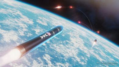 Artist rendering of NGI in flight