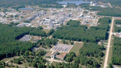 This image is an aerial view of Arnold Air Force Base, Tenn., which is the headquarters for Arnold Engineering Development Complex. The AEDC Test Support Division’s Engineering Section helps maintain an Installation Development Plan, for the long-term development and management of the Department of Defense buildings, land and infrastructure at Arnold AFB.