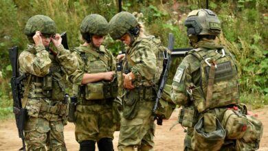Russian female soldiers