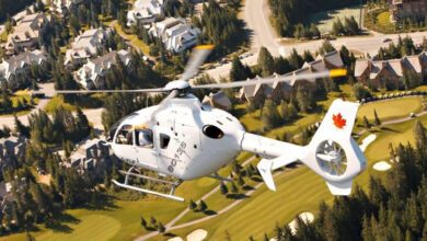 Canadian H-135 helicopter
