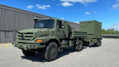 Logistics Vehicle Modernization (LVM) Project truck.