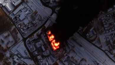 Russian oil refinery