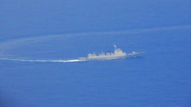 Chinese military vessel