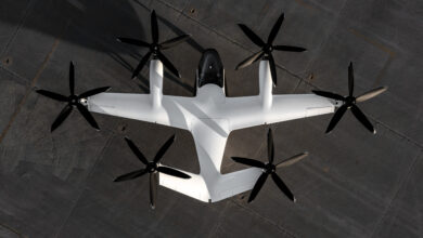 Electric vertical takeoff and landing air taxi. Photo: Joby Aviation