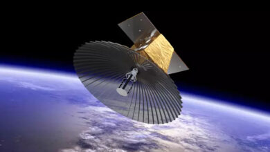 Artist's rendering of an Oberon intelligence satellite