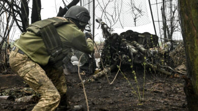 Ukrainian soldier