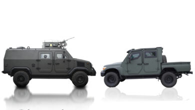 The Kozak and Djura armored vehicles. Photo: Practika