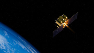 Rendering of the Elytra space vehicle