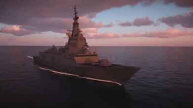 Rendering of the Spanish Navy's F110