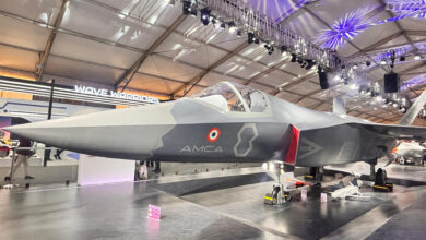 India's 5th generation Advanced Medium Combat Aircraft (AMCA). Photo: Indian Ministry of Defence
