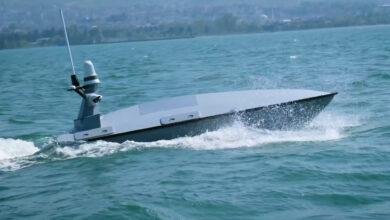 Arida-M counter-unmanned surface vehicle boat.