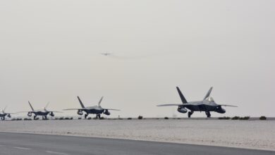 US military aircraft in Qatar