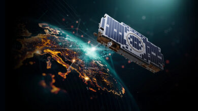 Rendering of BAE and Hanwha's multi-sensor satellite