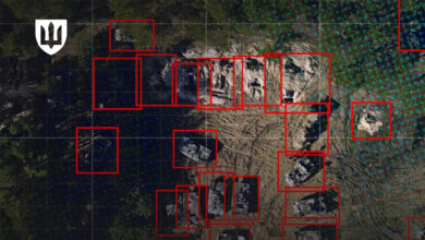 AI-based tracker in action. Photo: Ukrainian Ministry of Defence