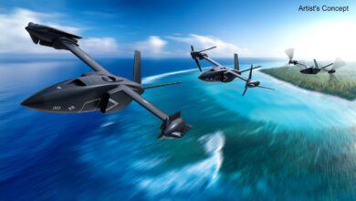 Artist's concept of Bell Textron's X-plane for DARPA SPRINT program