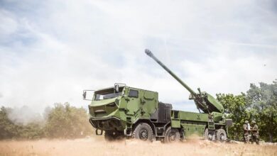 Caesar 8x8 self-propelled howitzer