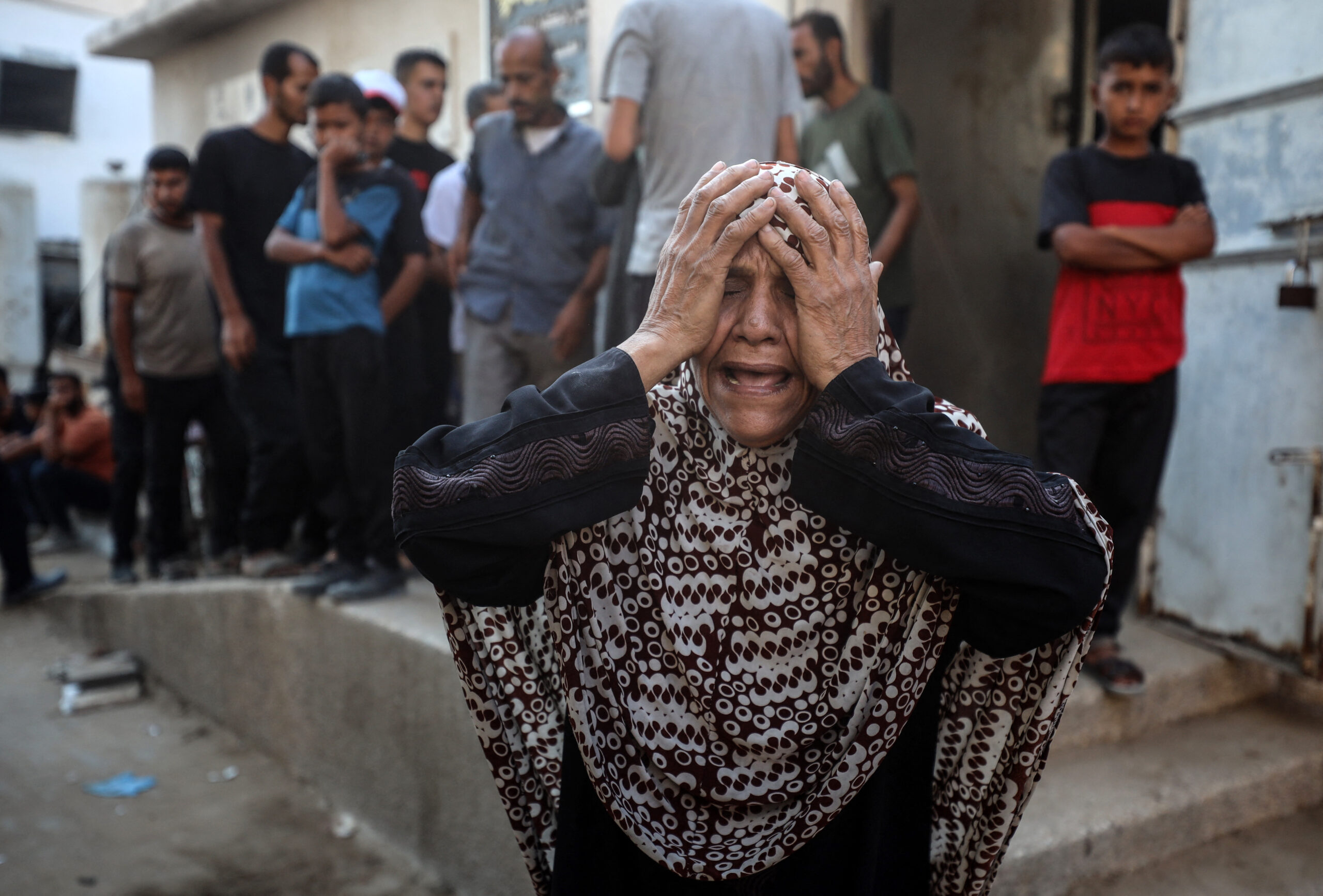 A relative of a Palestinian journalist killed in an Israeli strike.