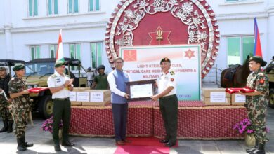 India’s Foreign Secretary Vikram Misri has formally gifted a defense and medical package to Nepal's Chief of Army Staff, Gen. Ashok Raj Sigdel, during a visit to Kathmandu.