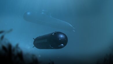 Artist's rendition of the Large Uncrewed Undersea Vehicle (LUUV)