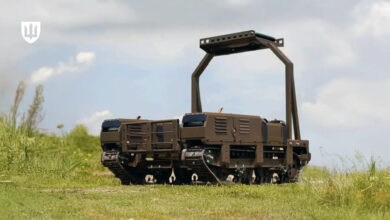 Tank Bureau's NUMO unmanned ground vehicle. Photo: Ukrainian Ministry of Defence