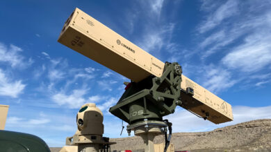L3Harris' VAMPIRE platform and its MX-10D camera system with a clear sunny background