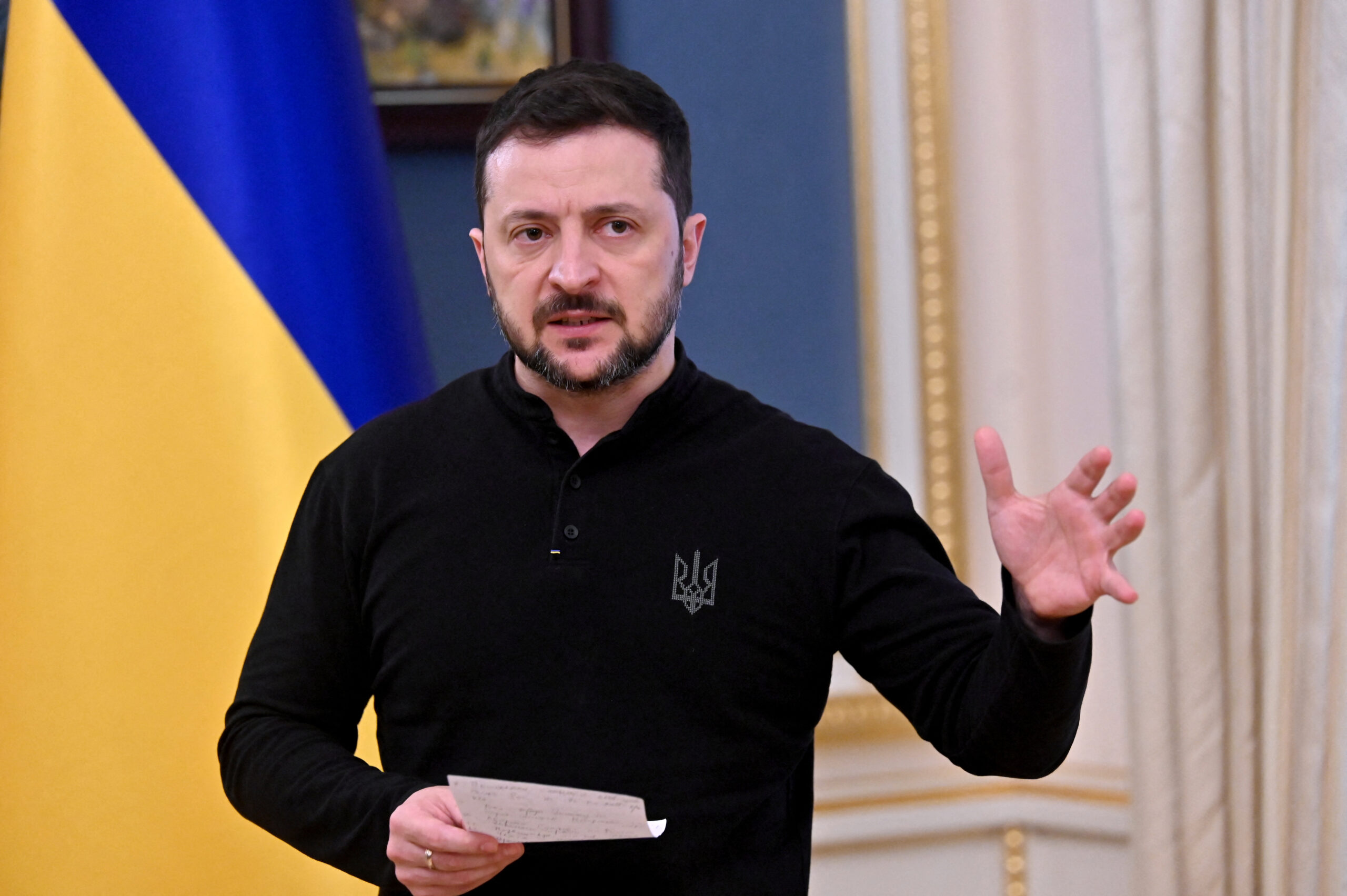 Ukraine's President Volodymyr Zelensky