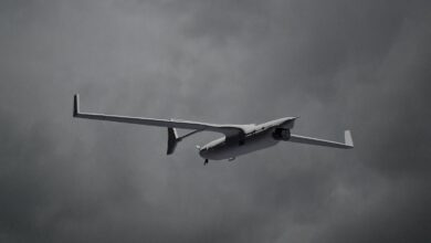 A drone featuring Arkeus Hyperspectral Optical Radar.