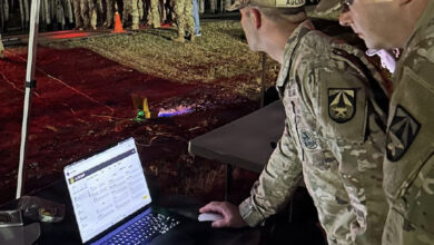 Soldiers from Army Software Factory observe training while using the Army’s new AirborneReady software, a Soldier-developed system now integrated into the Army Training Information System (ATIS) to streamline jump-log tracking and improve real-time readiness management.