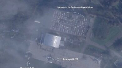 Aftermath of the Ukrainian strikes in Taganrog, Rostov region, in southwestern Russia.