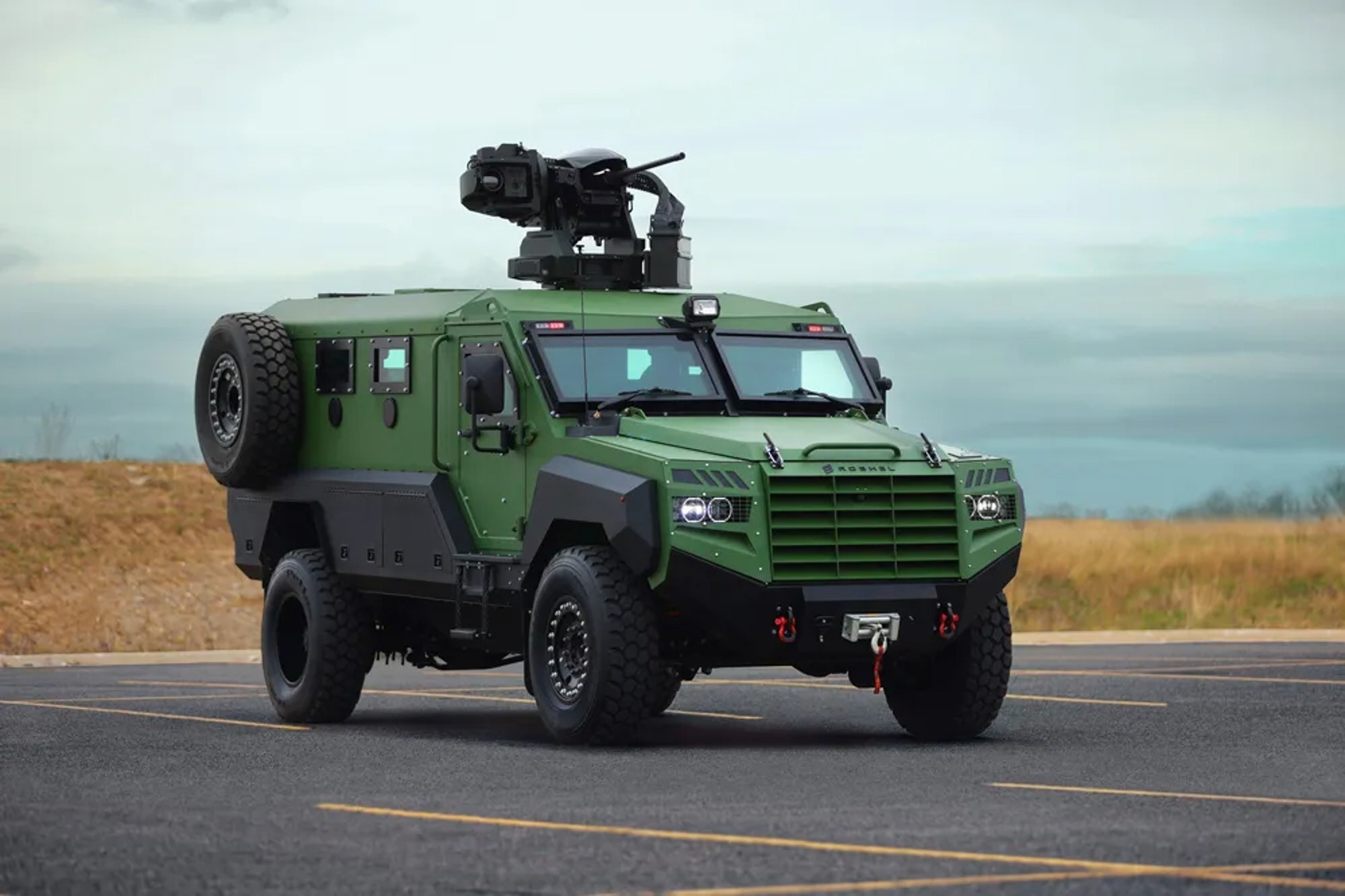Senator Mine Resistant Ambush Protected (MRAP) vehicle. Photo: Roshel