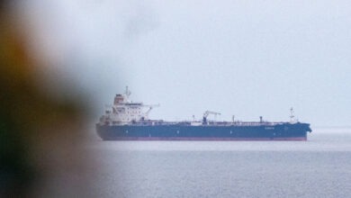 Tanker shipping Russian oil.