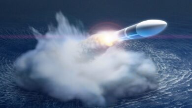 A CPS hypersonic missile fired in the air