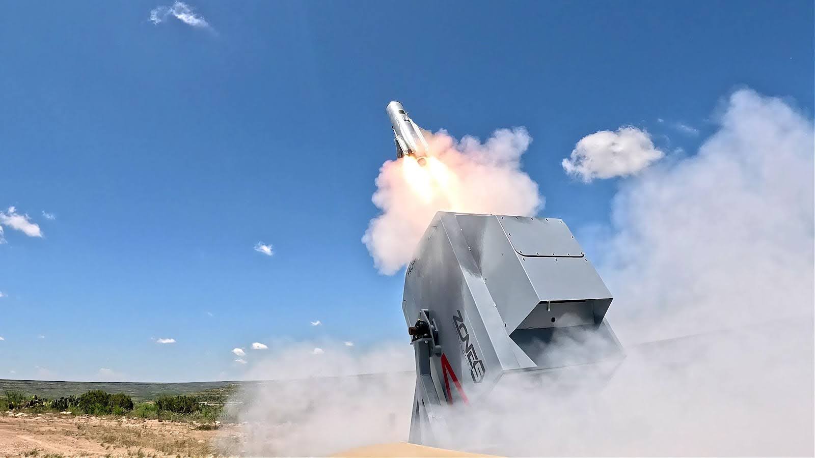 Image taken during flight testing of Zone 5’s interceptor. (Source: Zone 5 Technologies)