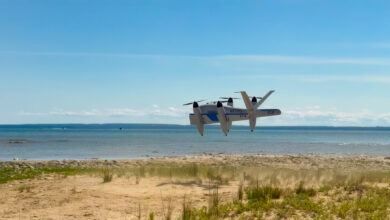 P4 Transwing VTOL drone