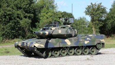 Leopard 2A7HU main battle tank.