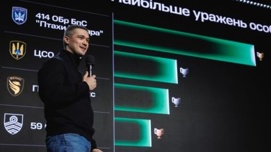 Ukrainian Defence Minister Mykhailo Fedorov at an Army of Drones event