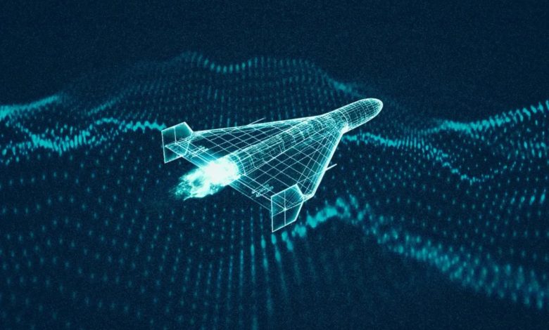 A digital model of the Shahed kamikaze drone. Photo: Ukrainian Ministry of Defence