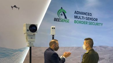 Bee observation and surveillance systems being showcased at an expo