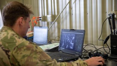 A tactical unmanned aircraft system repairer assigned to 4th Attack Battalion.