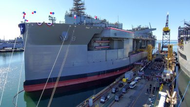USNS Hector A. Cafferata Jr. (ESB 8), the sixth and final Expeditionary Sea Base vessel