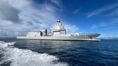 The Brawijaya-class offshore patrol vessel KRI Prabu Siliwangi (321)