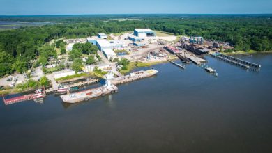 Keel’s Yonges Island shipyard.