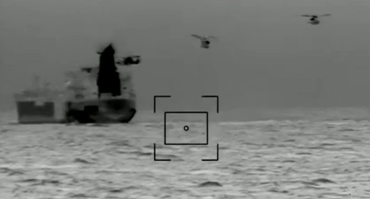 Russian "shadow fleet" tanker.