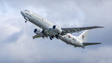 A Republic of Korea Air Force P-8 aircraft