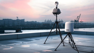 Sample configuration of DroneShield’s DroneSentry layered defense with Robin Radar Systems.