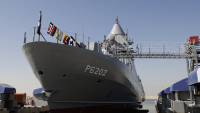 The first Al Dorra-class hull.