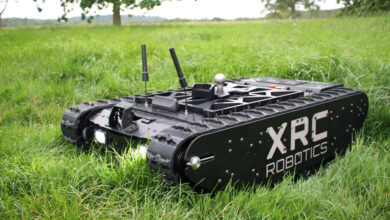 The RHINO unmanned ground vehicle. Photo: XRC Robotics