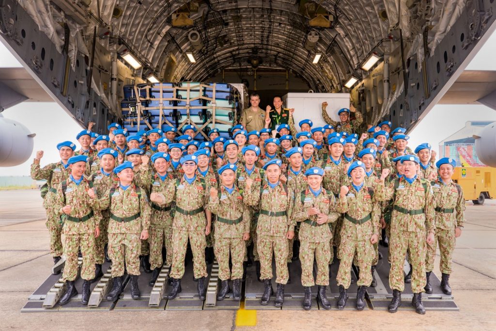 Australia’s largest military transport aircraft C-17A Globemaster III to carry Vietnam’s peacekeepers and equipment to South Sudan