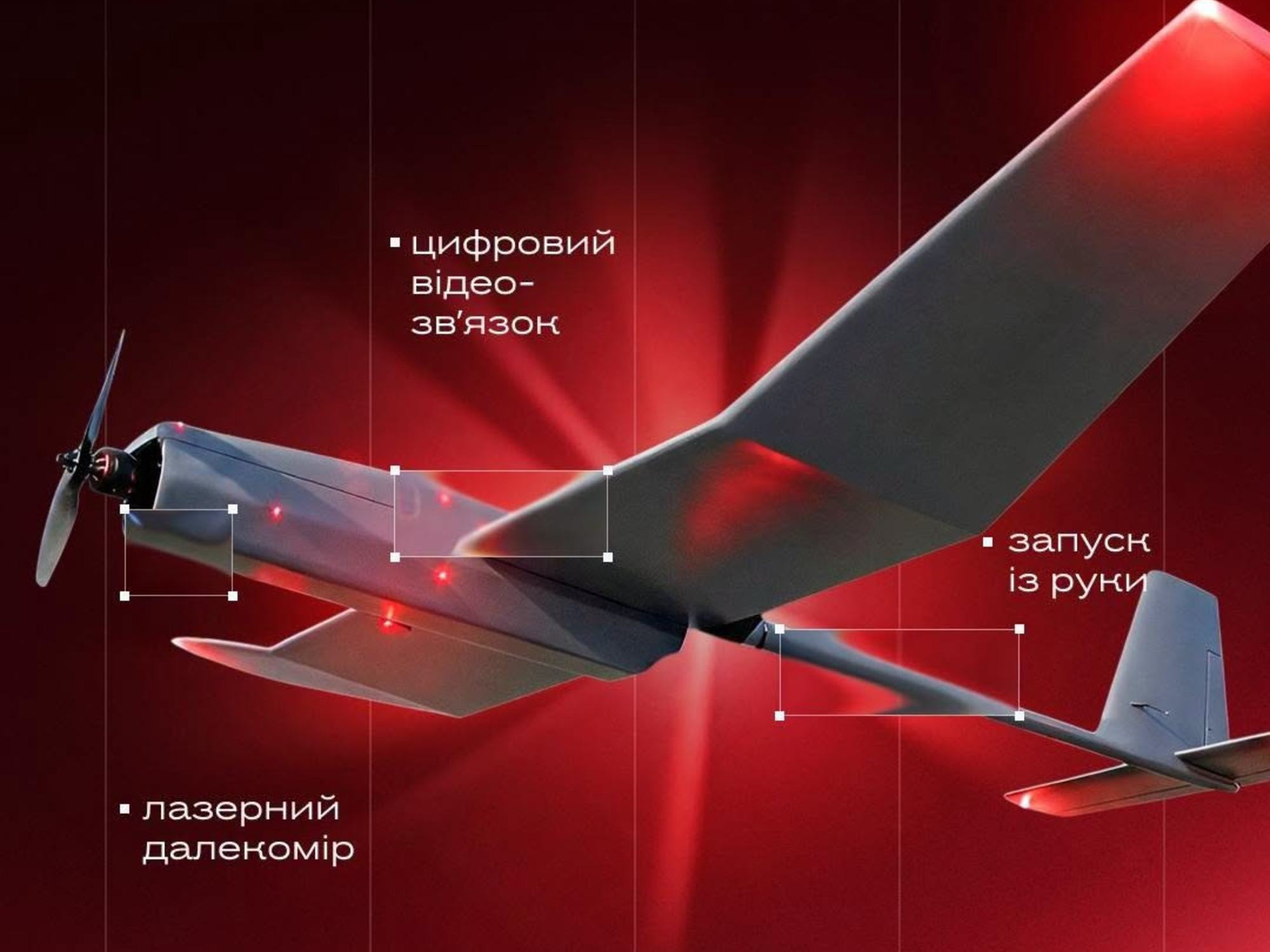 The Sweetheart unmanned aerial system. Photo: General Cherry